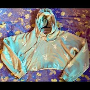 PlayBoy Missguided Cropped Hoodie